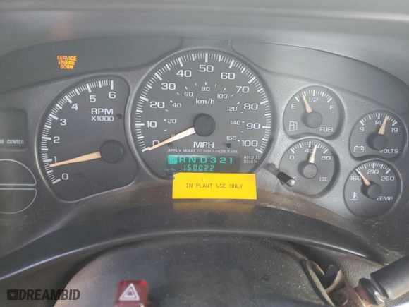 2001 Chevrolet Silverado 1500 with VIN 1GCEK14T51E131942, listed as a Copart auction lot 51150185 with 150,022 mi miles and Clean Title. Bid and sale history available at carsss.com. Image 9.