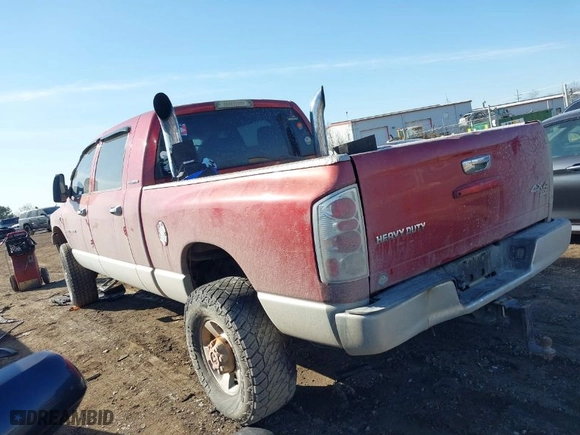 2006 Dodge Ram 2500 SLT with VIN 3D7KS29C96G160724, listed as a IAAI auction lot 41755252 with 291,897 mi miles. Bid and sale history available at carsss.com. Image 3.