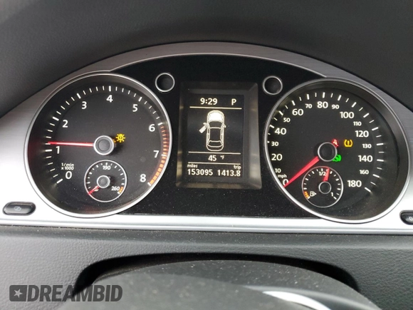 2013 Volkswagen CC Sport with VIN WVWBP7AN6DE509025, listed as a Copart auction lot 49746235 with 153,095 mi miles and Salvage Title. Bid and sale history available at carsss.com. Image 9.