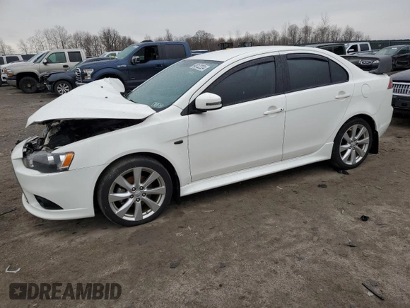 2015 Mitsubishi Lancer GT with VIN JA32U8FW1FU000211, listed as a Copart auction lot 48122224 with 70,861 mi miles and Salvage Title. Bid and sale history available at carsss.com. Image 1.