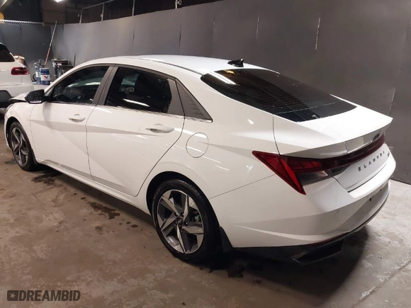 2023 Hyundai Elantra Hybrid Limited with VIN KMHLN4AJ8PU066405, listed as a IAAI auction lot 40583008 with 41,694 mi miles. Bid and sale history available at carsss.com. Image 3.