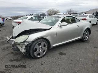 2003 Lexus SC 430 z VIN JTHFN48Y730040964, wystawiony jako Copart lot #47684345 z przebiegiem 185 415 mil mil oraz Szkoda całkowita • Salvage title. Historia ofert i sprzedaży dostępna na DreamBid. Obrazek 1.
