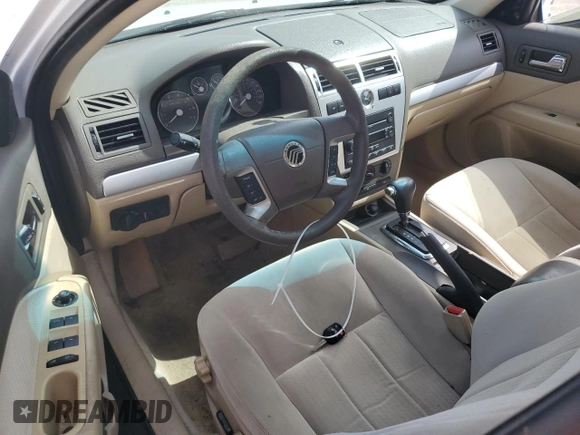 2006 Mercury Milan with VIN 3MEFM07186R641059, listed as a Copart auction lot 79450604 with 101,553 mi miles and Salvage title. Bid and sale history available at DreamBid. Image 8.
