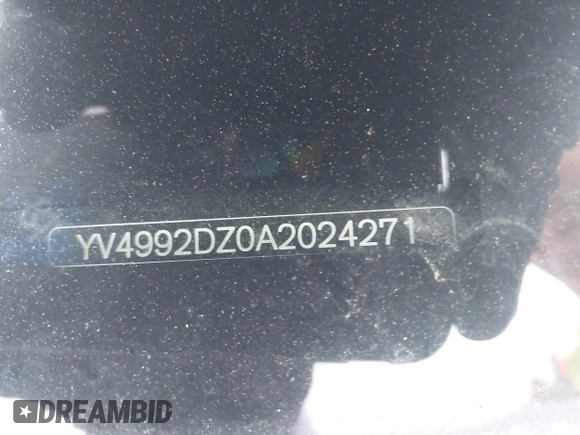 2010 Volvo XC60 3.0T with VIN YV4992DZ0A2024271, listed as a IAAI auction lot 42475748 with 146,156 mi miles and . Bid and sale history available at DreamBid. Image 17.
