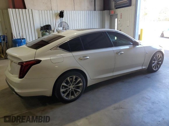 2021 Cadillac CT5 Premium Luxury z VIN 1G6DN5RK5M0146553, wystawiony jako Copart lot #42398275 z przebiegiem 36 559 mil mil oraz Szkody całkowita. Historia ofert i sprzedaży dostępna na DreamBid. Obrazek 3.