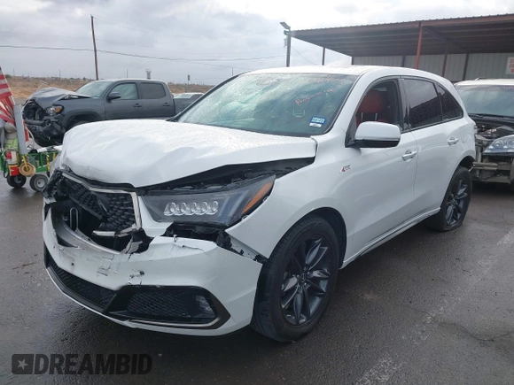 2020 Acura MDX w/Technology/A-Spec Pkg with VIN 5J8YD4H03LL012408, listed as a IAAI auction lot 41289353 with 46,535 mi miles. Bid and sale history available at carsss.com. Image 17.