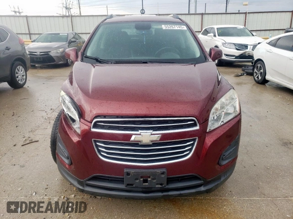 2016 Chevrolet Trax LT z VIN 3GNCJLSB1GL264598, wystawiony jako Copart lot #55267145 z przebiegiem 97 675 mil mil oraz Szkoda całkowita • Salvage title. Historia ofert i sprzedaży dostępna na DreamBid. Obrazek 5.