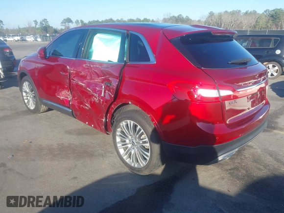 2018 Lincoln MKX Reserve with VIN 2LMPJ6LR8JBL29098, listed as a IAAI auction lot 41223622 with 32,529 mi miles. Bid and sale history available at carsss.com. Image 3.