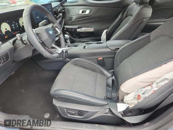 2024 Ford Mustang EcoBoost with VIN 1FA6P8THXR5141119, listed as a Copart auction lot 56909265 with 22,439 mi miles and Salvage title. Bid and sale history available at DreamBid. Image 7.