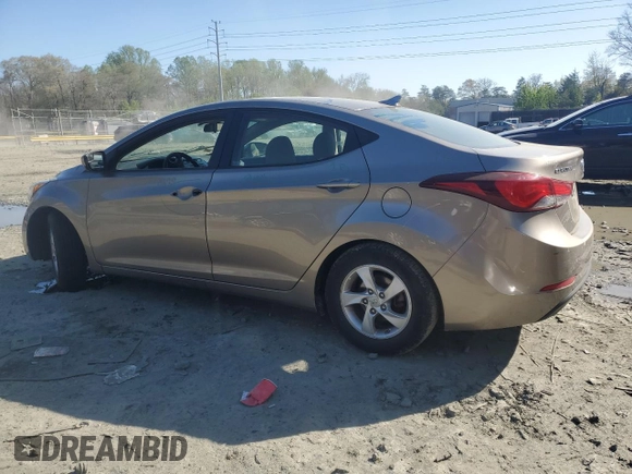 2014 Hyundai Elantra SE with VIN 5NPDH4AEXEH529140, listed as a Copart auction lot 52077465 with 82,686 mi miles and Salvage Title. Bid and sale history available at DreamBid. Image 2.