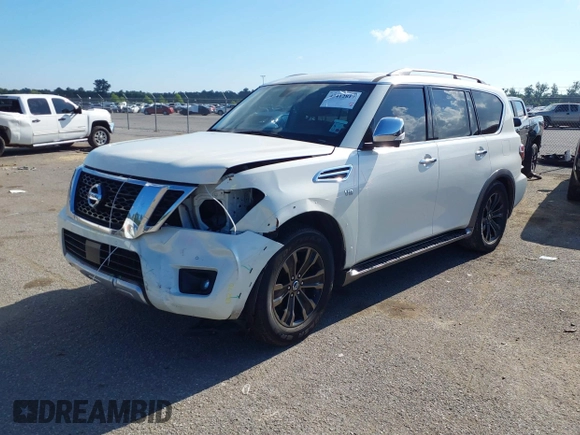 2017 Nissan Armada SV with VIN JN8AY2ND6H9005462, listed as a IAAI auction lot 42412817 with 131,513 mi miles and . Bid and sale history available at DreamBid. Image 18.