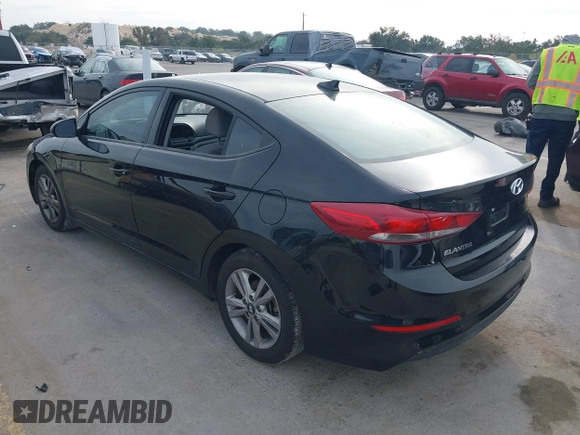 2018 Hyundai Elantra SEL with VIN 5NPD84LF7JH273796, listed as a IAAI auction lot 40938957 with 118,636 mi miles and . Bid and sale history available at DreamBid. Image 3.
