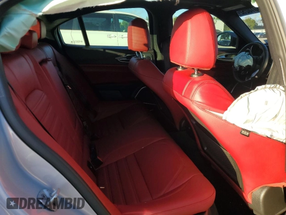 2020 Alfa Romeo Giulia Ti Sport with VIN ZARFAMBN7L7635824, listed as a Copart auction lot 73010252 with 15,771 mi miles. Bid and sale history available at carsss.com. Image 10.
