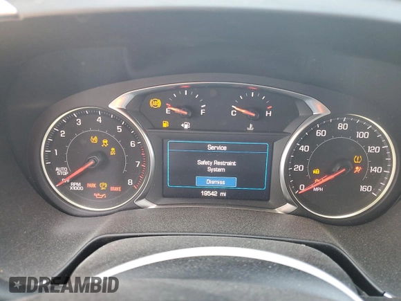 2022 Chevrolet Blazer LT with VIN 3GNKBCR45NS215410, listed as a Copart auction lot 57513545 with 19,542 mi miles and Salvage title. Bid and sale history available at DreamBid. Image 9.