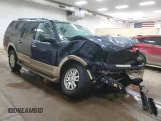 2014 Ford Expedition Max XLT z VIN 1FMJK1J59EEF03286, wystawiony jako Copart lot #55108955 z przebiegiem 154 833 mil mil oraz Czysty tytuł • Clean title. Historia ofert i sprzedaży dostępna na DreamBid. Obrazek 4.