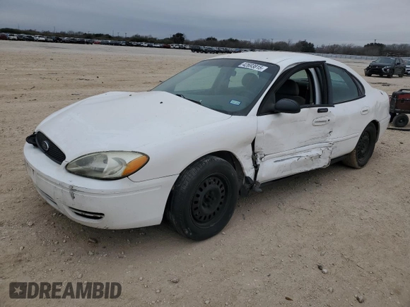 2005 Ford Taurus SE with VIN 1FAFP53255A165405, listed as a Copart auction lot 42693815 with 0 mi miles and Salvage Title. Bid and sale history available at carsss.com. Image 1.