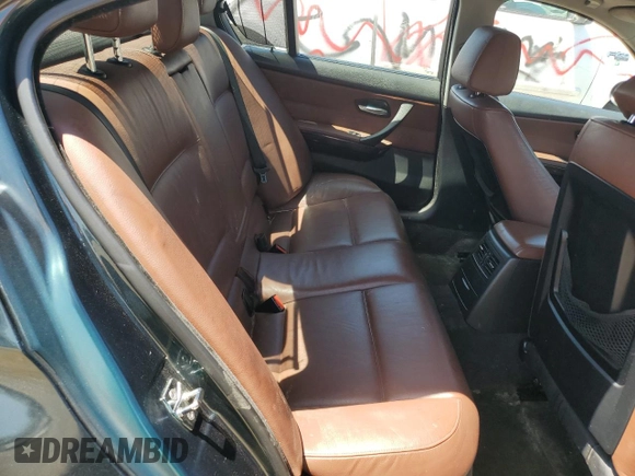 2007 BMW 3 Series 328i with VIN WBAVC53527FZ72348, listed as a Copart auction lot 57903415 with 150,413 mi miles and Salvage title. Bid and sale history available at DreamBid. Image 10.