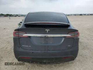 2016 Tesla Model X 70D with VIN 5YJXCDE26GF034172, listed as a Copart auction lot 51710865 with 78,930 mi miles and Salvage Title. Bid and sale history available at carsss.com. Image 6.