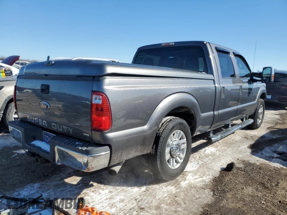 2011 Ford F-250 XL with VIN 1FT7W2A68BEC66321, listed as a Copart auction lot 46033415 with 184,567 mi miles and Salvage Title. Bid and sale history available at carsss.com. Image 3.