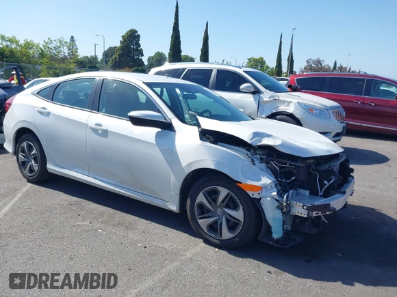 2020 Honda Civic LX z VIN 19XFC2F67LE212561, wystawiony jako IAAI lot #42272481 z przebiegiem 50 681 mil mil oraz . Historia ofert i sprzedaży dostępna na DreamBid. Obrazek 1.