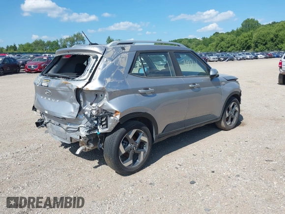 2024 Hyundai Venue Limited with VIN KMHRC8A37RU306393, listed as a IAAI auction lot 41532801 with 11,605 mi miles and . Bid and sale history available at DreamBid. Image 4.