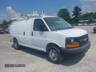 2015 Chevrolet Express Cargo with VIN 1GCWGFCF3F1160207, listed as a IAAI auction lot 42449151 with 171,155 mi miles and . Bid and sale history available at DreamBid. Image 1.