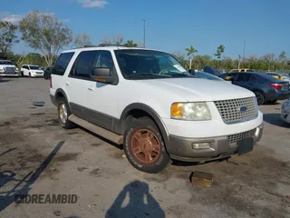 2004 Ford Expedition Eddie Bauer with VIN 1FMPU17L84LA09988, listed as a IAAI auction lot 41308288 with 328,575 mi miles and . Bid and sale history available at DreamBid. Image 1.