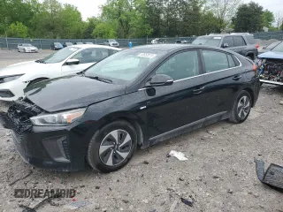 2019 Hyundai Ioniq SEL with VIN KMHC75LC8KU106716, listed as a Copart auction lot 53652815 with 49,948 mi miles and Salvage Title. Bid and sale history available at DreamBid. Image 1.