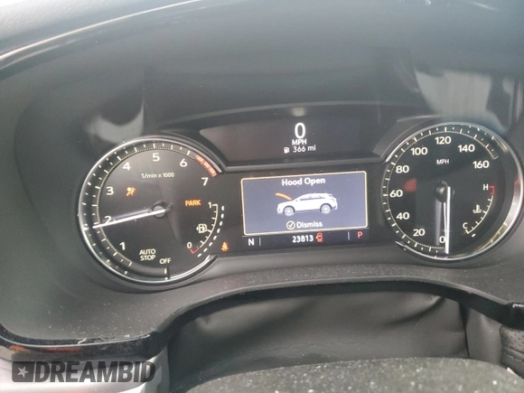 2020 Cadillac XT5 Luxury FWD with VIN 1GYKNAR4XLZ211593, listed as a Copart auction lot 42972775 with 23,813 mi miles and Salvage title. Bid and sale history available at DreamBid. Image 9.