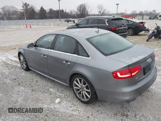 2015 Audi A4 Premium Plus with VIN WAUFFAFL8FN005357, listed as a IAAI auction lot 41231831 with 80,115 mi miles. Bid and sale history available at carsss.com. Image 3.