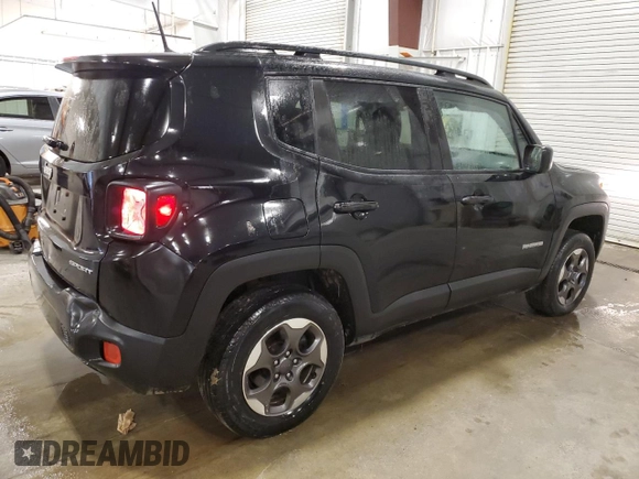 2017 Jeep Renegade Sport z VIN ZACCJBAB2HPF11236, wystawiony jako Copart lot #60853545 z przebiegiem 142 201 mil mil oraz Szkoda całkowita • Salvage title. Historia ofert i sprzedaży dostępna na DreamBid. Obrazek 3.