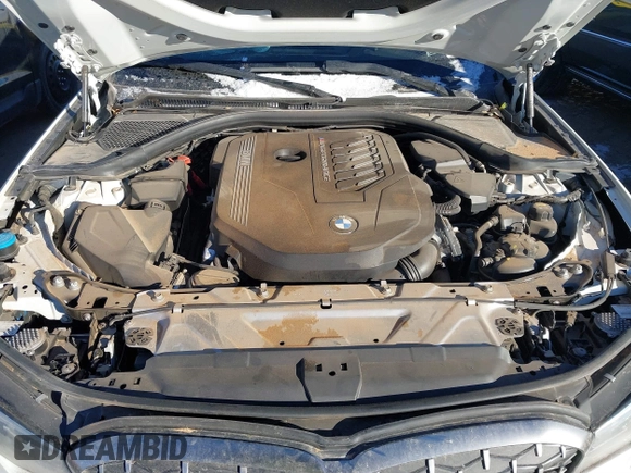 2020 BMW 3 Series M340i with VIN 3MW5U7J05L8B44426, listed as a IAAI auction lot 41299762 with 81,020 mi miles. Bid and sale history available at carsss.com. Image 10.