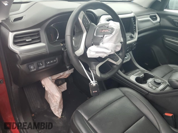 2023 GMC Acadia SLT with VIN 1GKKNULS3PZ140164, listed as a Copart auction lot 53366915 with 46,759 mi miles and Salvage title. Bid and sale history available at DreamBid. Image 8.