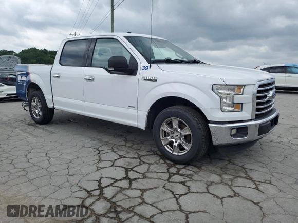 2016 Ford F-150 XL with VIN 1FTEW1CP9GKF08193, listed as a Copart auction lot 57269755 with 167,344 mi miles and Salvage title. Bid and sale history available at DreamBid. Image 4.