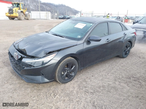 2021 Hyundai Elantra SEL with VIN 5NPLM4AG0MH019175, listed as a IAAI auction lot 41590000 with 63,345 mi miles. Bid and sale history available at carsss.com. Image 18.