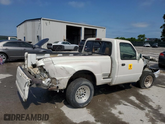 1997 Ford Ranger XLT with VIN 1FTCR10A8VPB29636, listed as a Copart auction lot 57250435 with 215,537 mi miles and Salvage title. Bid and sale history available at DreamBid. Image 3.