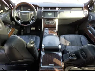 2015 Land Rover Range Rover Supercharged with VIN SALGS3TF7FA209810, listed as a Copart auction lot 44446255 with 91,279 mi miles and Salvage title. Bid and sale history available at DreamBid. Image 8.