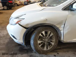 2015 Nissan Murano S with VIN 5N1AZ2MG7FN249982, listed as a IAAI auction lot 41632817 with 112,025 mi miles. Bid and sale history available at carsss.com. Image 6.