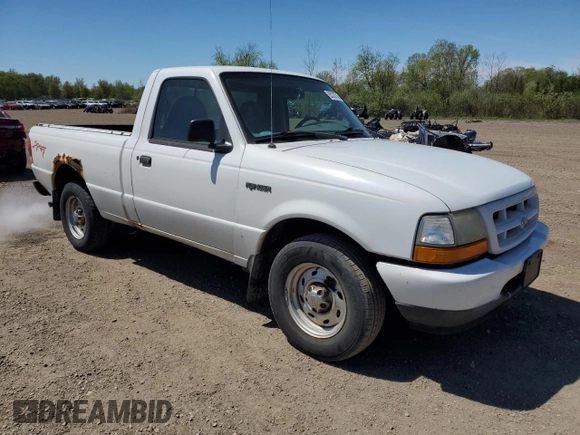 1999 Ford Ranger XL with VIN 1FTYR10V3XTA21198, listed as a Copart auction lot 55270745 with 141,640 mi miles and Clean Title. Bid and sale history available at carsss.com. Image 4.