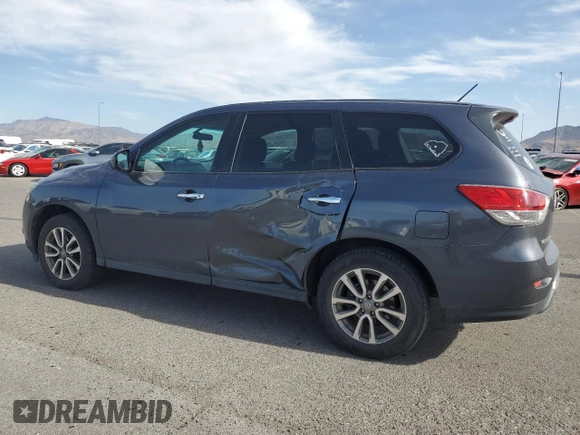 2014 Nissan Pathfinder S with VIN 5N1AR2MM6EC664002, listed as a Copart auction lot 58422385 with 173,711 mi miles and Salvage title. Bid and sale history available at DreamBid. Image 2.