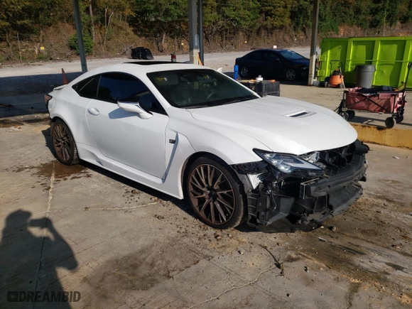 2020 Lexus RC F with VIN JTHDP5BC5L5007372, listed as a Copart auction lot 71937174 with 67,287 mi miles and Salvage Title. Bid and sale history available at carsss.com. Image 4.