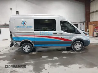 2015 Ford Transit Cargo with VIN 1FTNR1CM6FKA19083, listed as a IAAI auction lot 41790045 with 56,762 mi miles and . Bid and sale history available at carsss.com. Image 13.