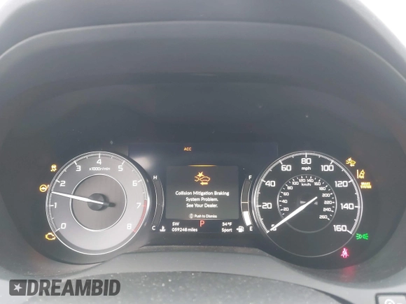 2019 Acura RDX with VIN 5J8TC2H38KL001012, listed as a IAAI auction lot 41537543 with 59,248 mi miles and . Bid and sale history available at DreamBid. Image 7.