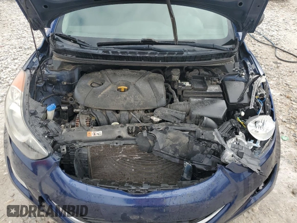 2013 Hyundai Elantra GLS z VIN KMHDH4AE8DU487602, wystawiony jako Copart lot #55031365 z przebiegiem 133 822 mil mil oraz Czysty tytuł • Clean title. Historia ofert i sprzedaży dostępna na DreamBid. Obrazek 11.