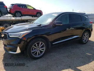 2021 Acura RDX w/Technology Package with VIN 5J8TC2H57ML001037, listed as a Copart auction lot 61814214 with 48,378 mi miles and Salvage Title. Bid and sale history available at carsss.com. Image 1.