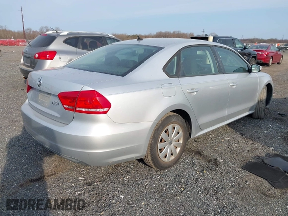 2013 Volkswagen Passat S with VIN 1VWAP7A31DC073445, listed as a IAAI auction lot 41776843 with 212,259 mi miles and . Bid and sale history available at DreamBid. Image 4.