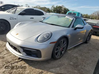 2020 Porsche 911 Carrera S with VIN WP0CB2A97LS263546, listed as a Copart auction lot 75195014 with 0 mi miles and Salvage Title. Bid and sale history available at carsss.com. Image 1.