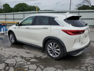2019 Infiniti QX50 Essential z VIN 3PCAJ5M33KF146674, wystawiony jako Copart lot #57077965 z przebiegiem 73 185 mil mil oraz Szkoda całkowita • Salvage title. Historia ofert i sprzedaży dostępna na DreamBid. Obrazek 2.