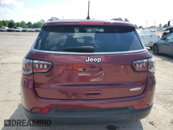 2022 Jeep Compass Altitude with VIN 3C4NJCBB1NT140152, listed as a Copart auction lot 63710165 with 51,256 mi miles and Clean title. Bid and sale history available at DreamBid. Image 6.