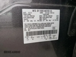 2015 Ford Edge SEL with VIN 2FMTK4J91FBB79082, listed as a Copart auction lot 50121365 with 74,251 mi miles and Salvage Title. Bid and sale history available at carsss.com. Image 13.